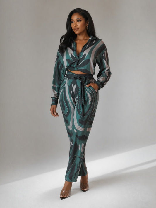 Groove Swirl Pant Set