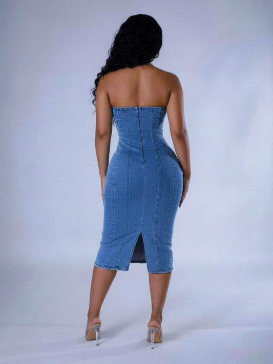 Indigo Belle Denim Dress