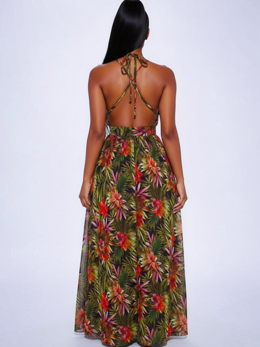 Jungle Glow Maxi Dress