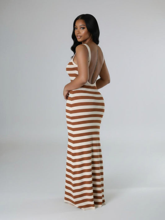 Luma Stripe Maxi Dress