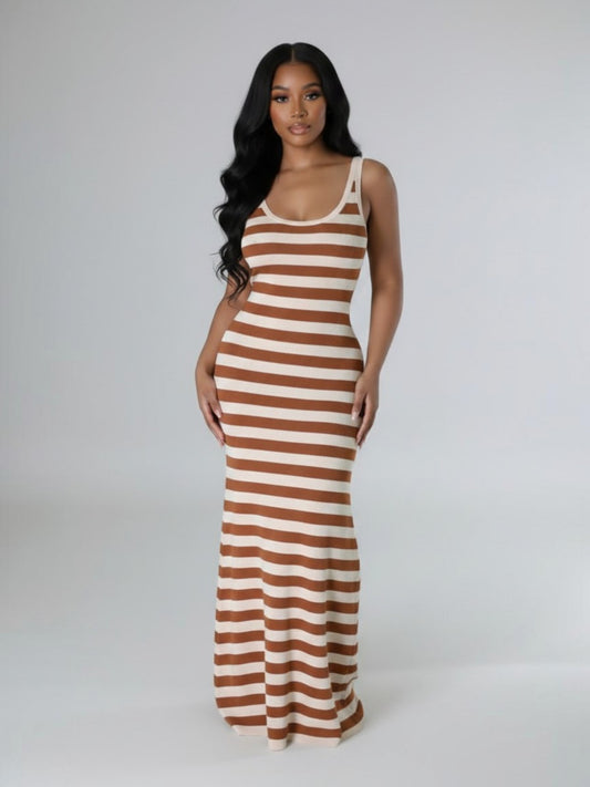 Luma Stripe Maxi Dress