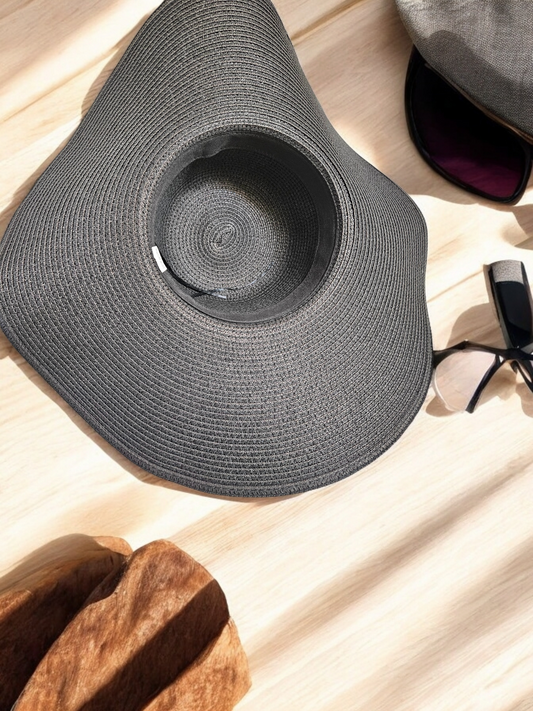 Sun-kissed Beach Hat (Black)