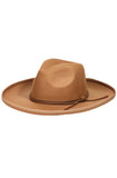 "Abrivado" Fedora Hat (Brown)