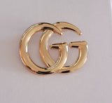 "GG" Monogram Brooch