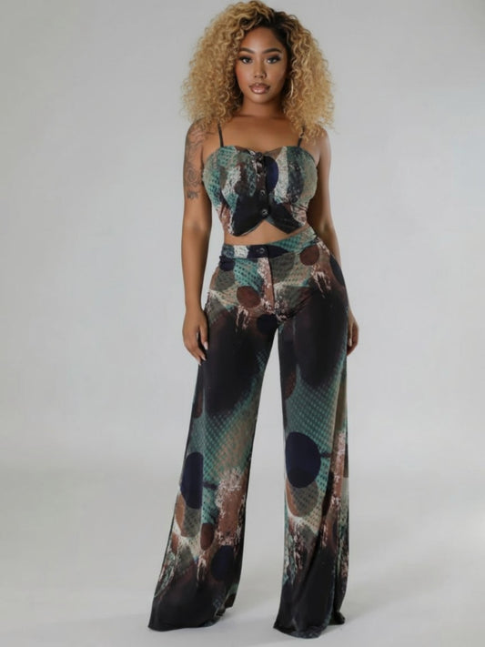 Abstract Aura Pant Set