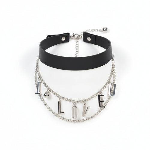 Banded Love Chain Belt
