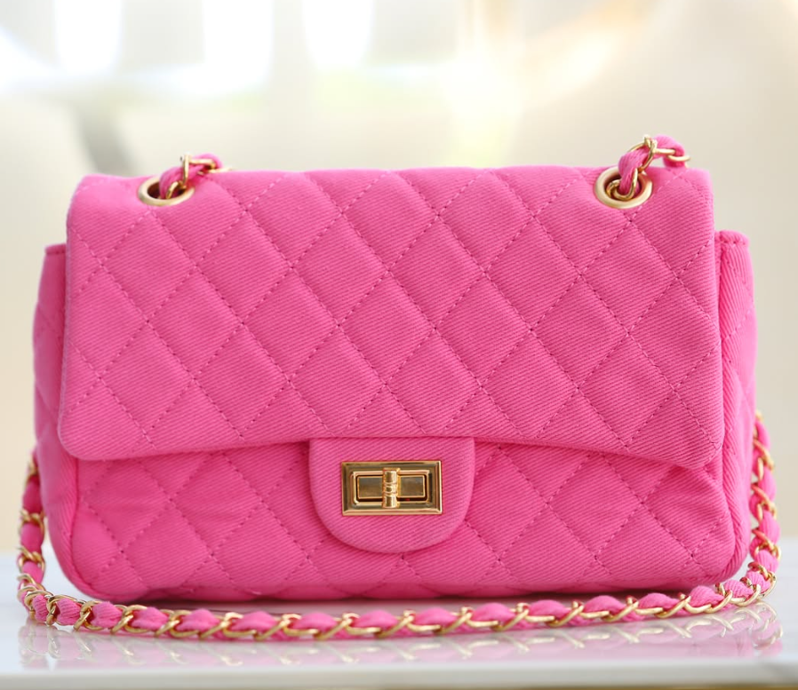 Bloom Denim Shoulder Bag