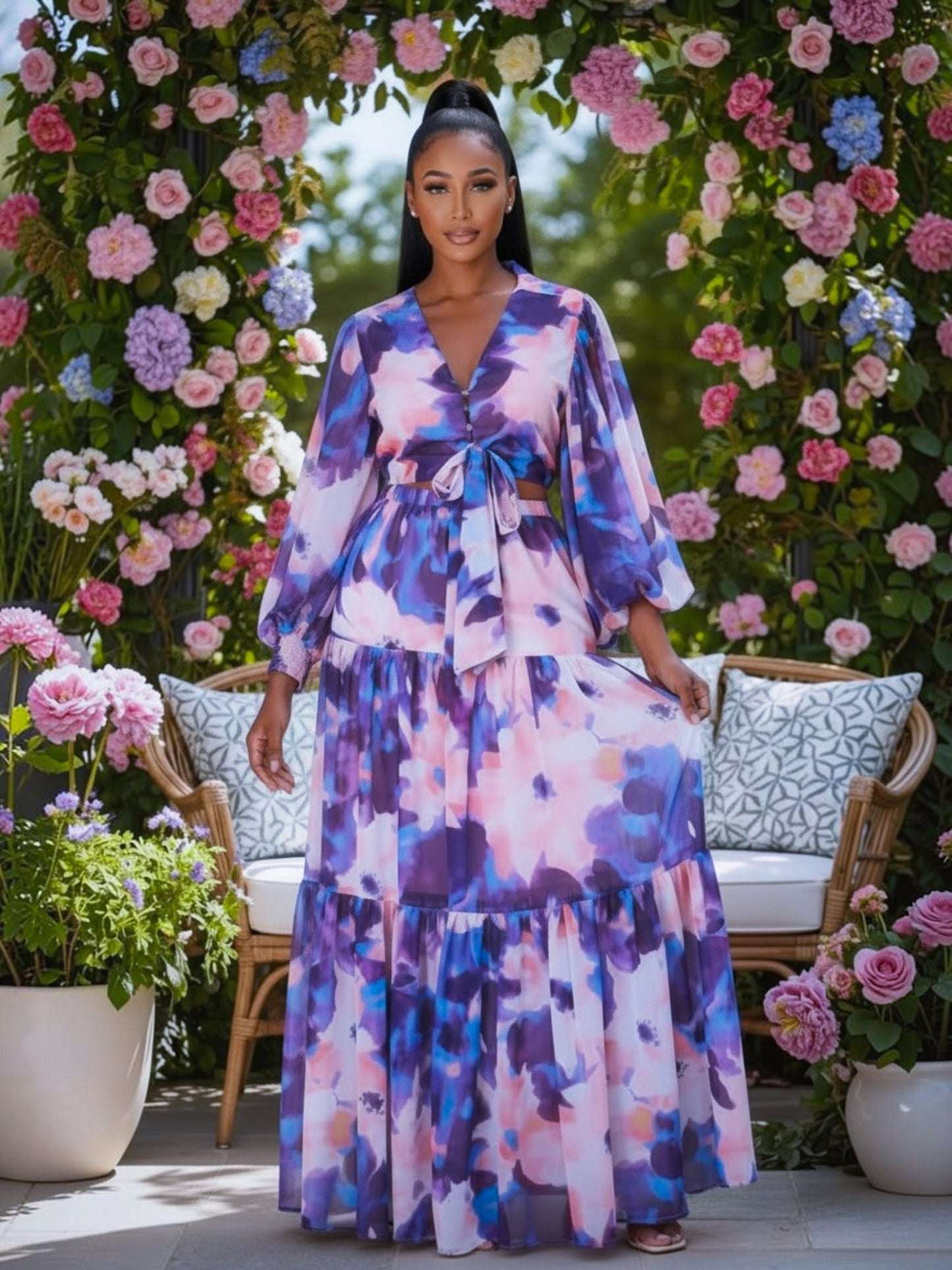 Bloom & Go Skirt Set