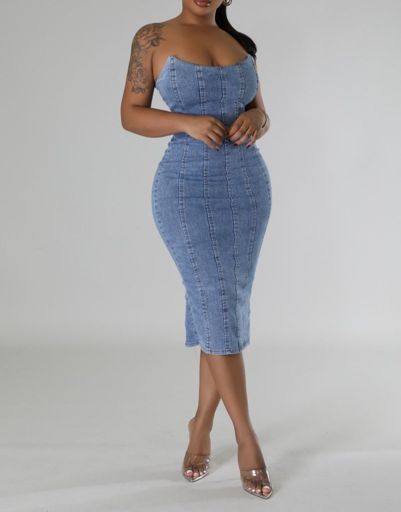 Indigo Belle Denim Dress