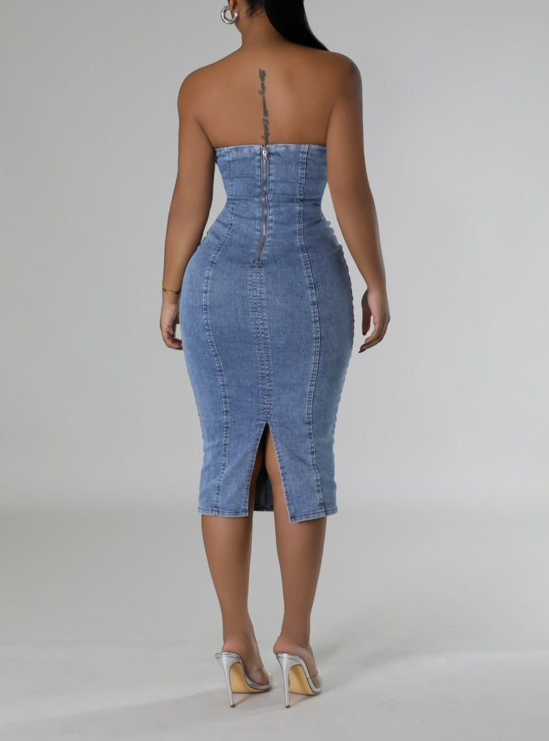 Indigo Belle Denim Dress