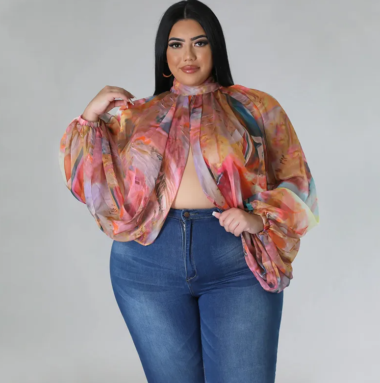 Floral Flounce Top