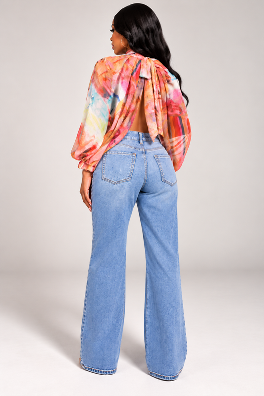 Top de malla transparente "Tonya"