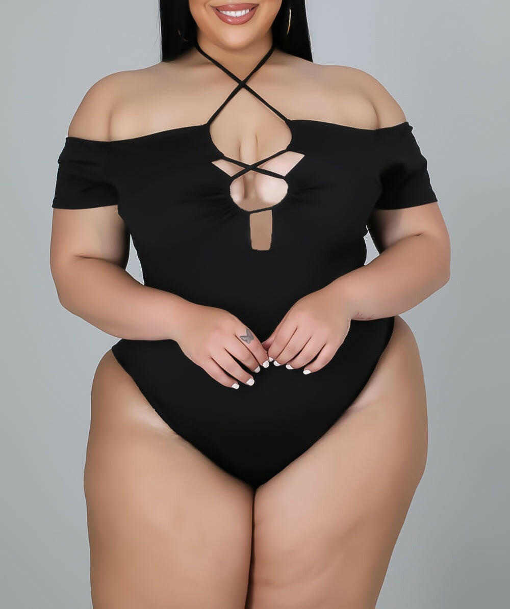Cutout Bodysuit Top