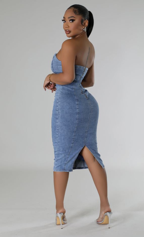 Indigo Belle Denim Dress