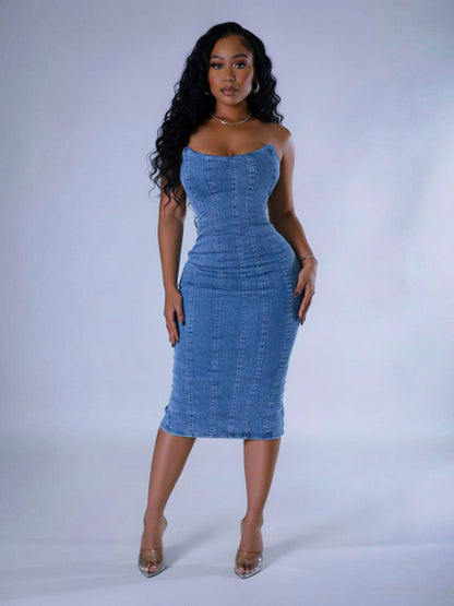 Indigo Belle Denim Dress