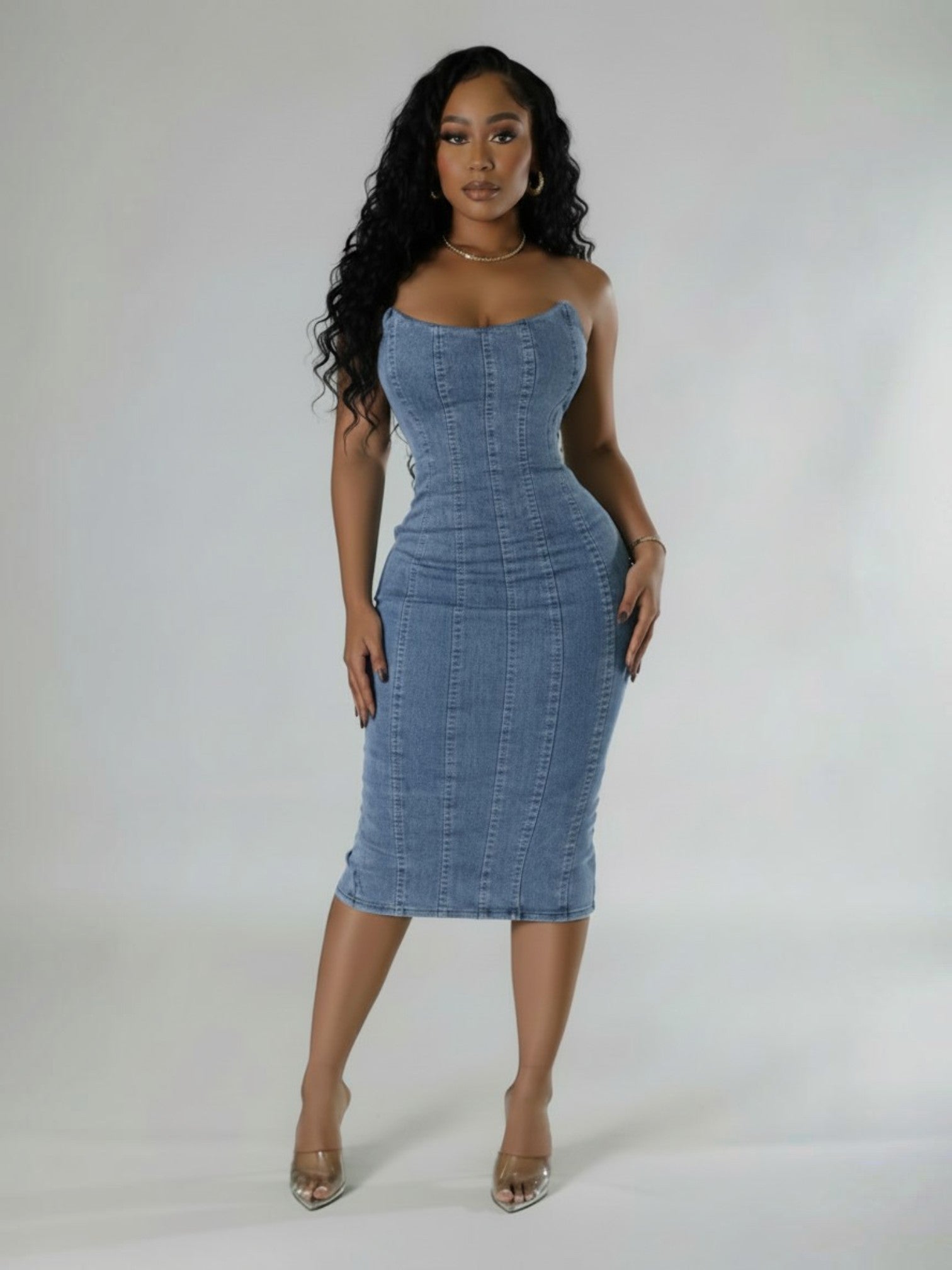 Indigo Belle Denim Dress