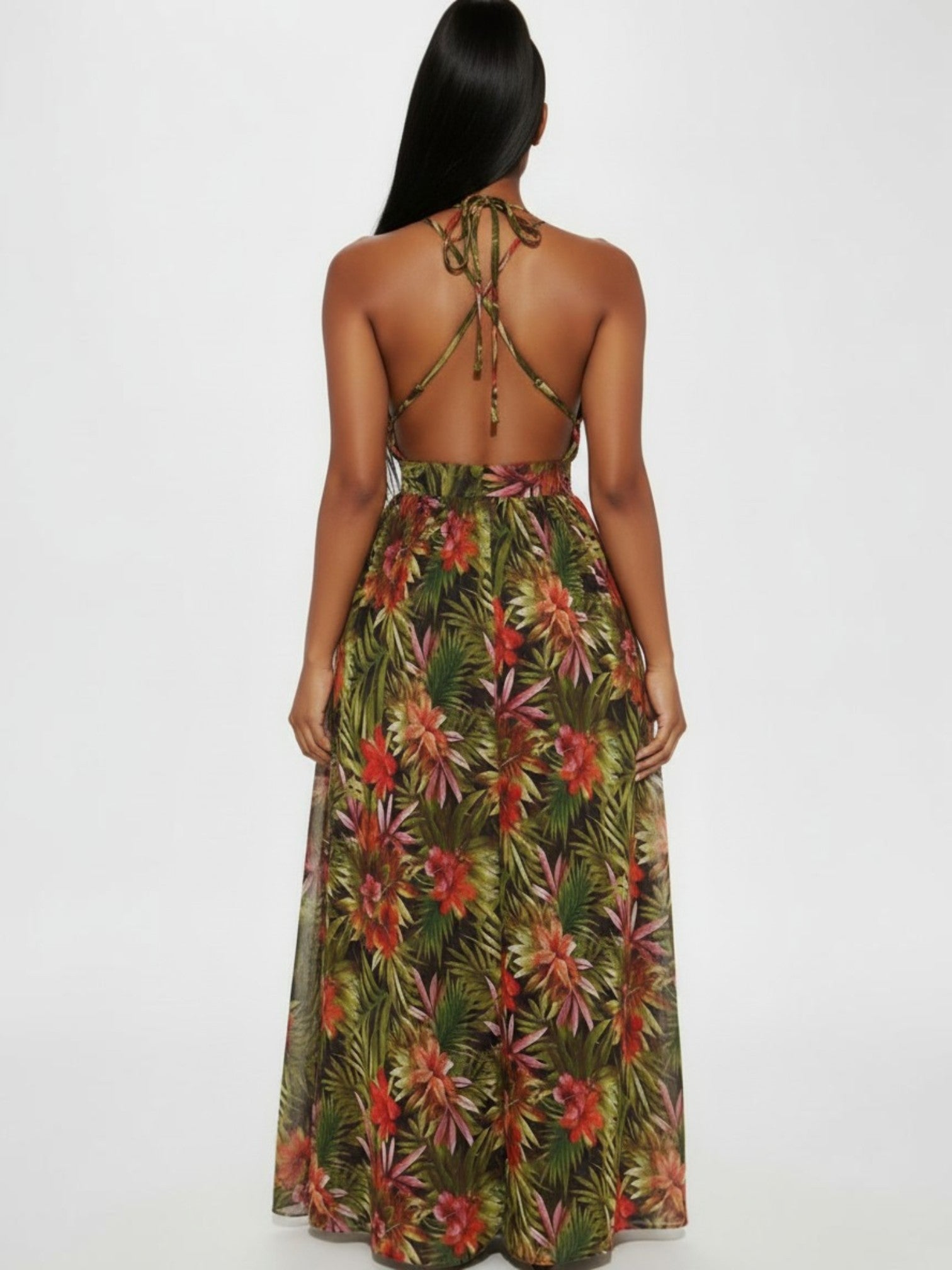 Jungle Glow Maxi Dress