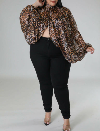 Untamed Animal Print Top