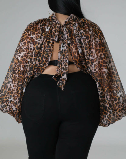 Untamed Animal Print Top