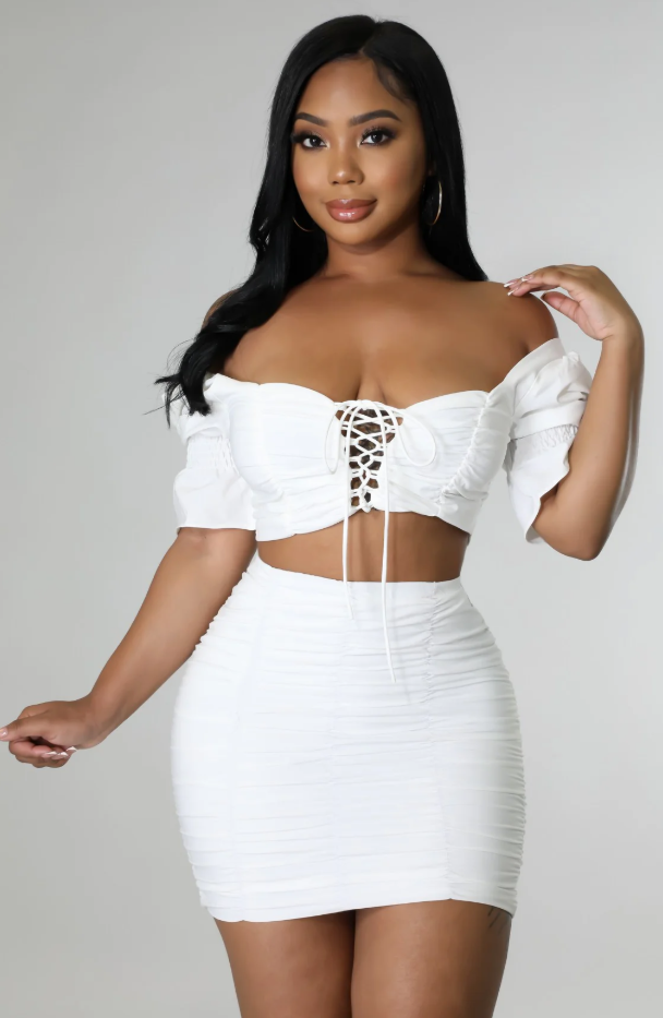 Lotus Flower Skirt Set