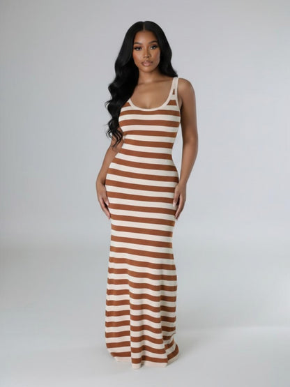 Luma Stripe Maxi Dress