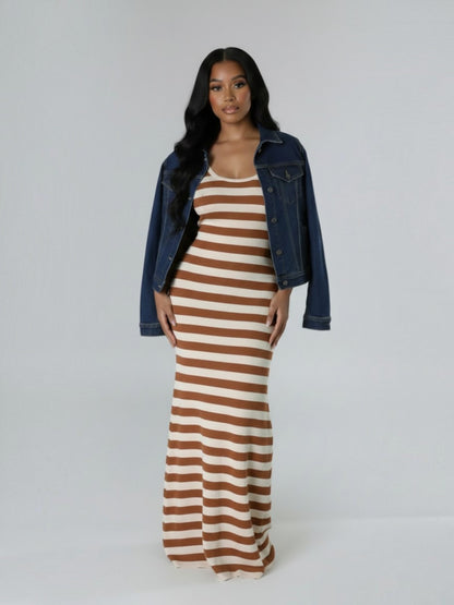 Luma Stripe Maxi Dress