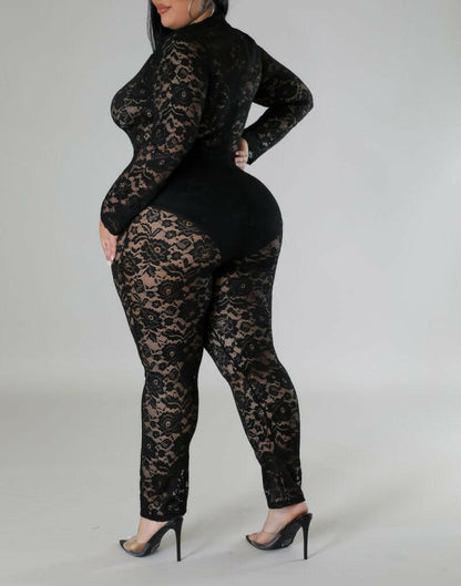 Madam Lace Jumpsuit Set