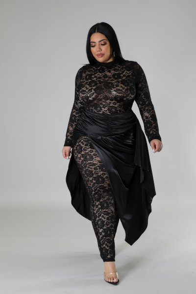 Madam Lace Jumpsuit Set