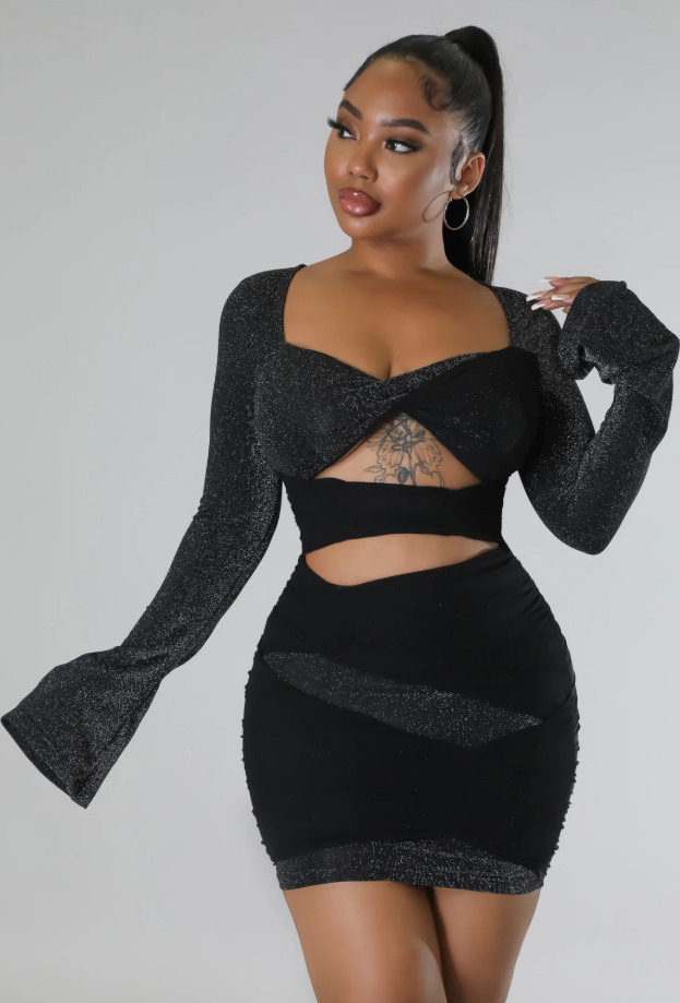 Minivestido brillante "Maria"