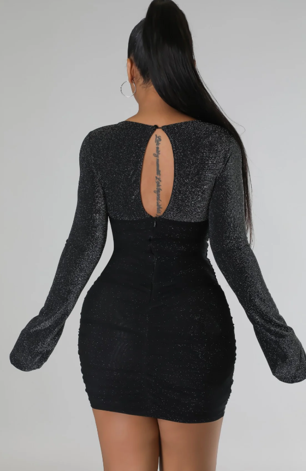 Minivestido brillante "Maria"