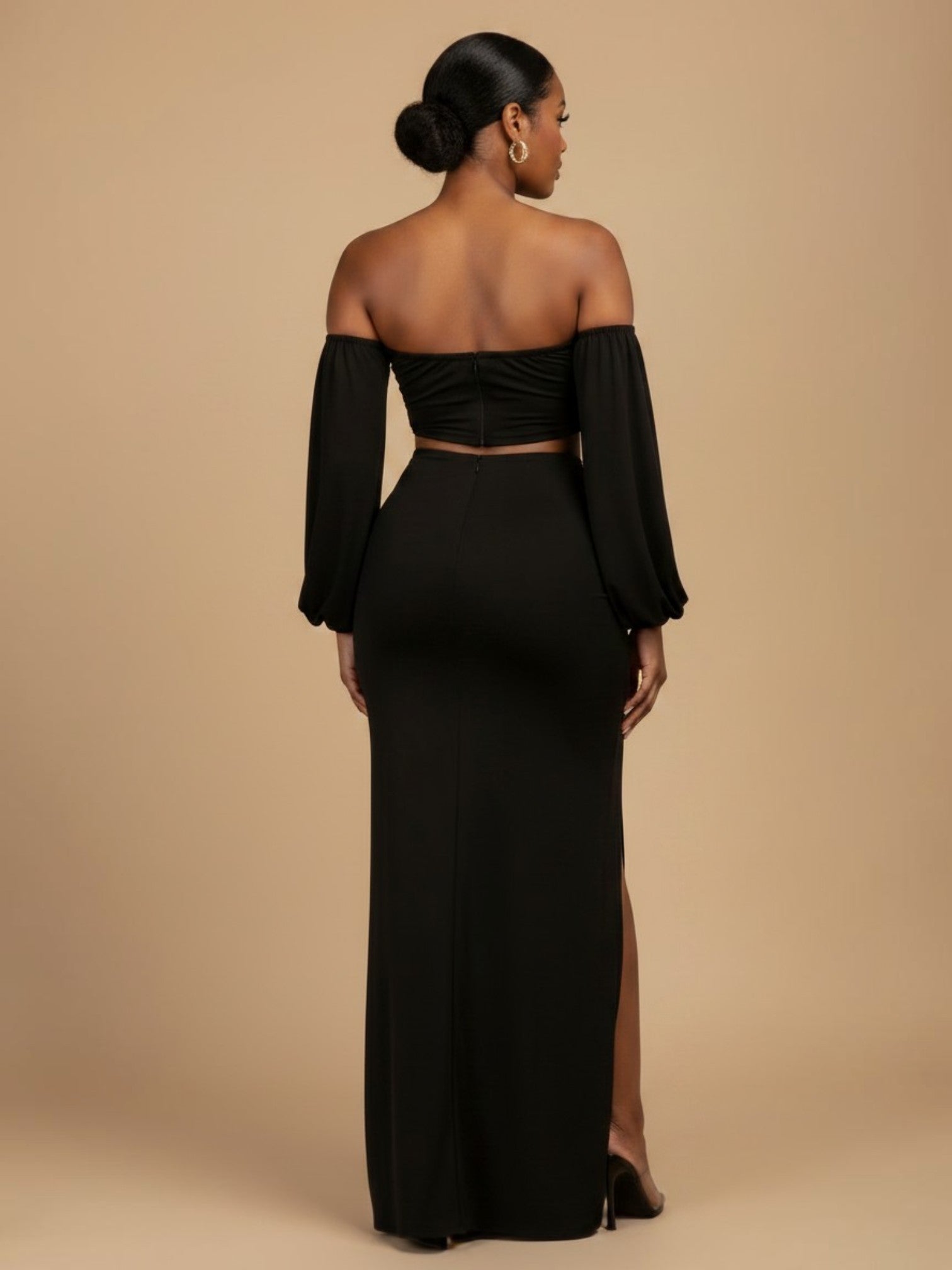 Midnight Rivera Skirt Set Front