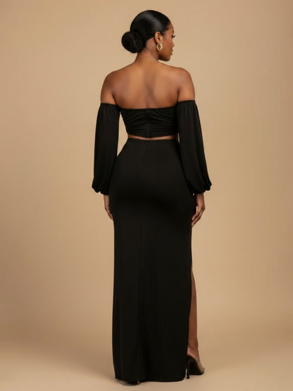 Midnight Rivera Skirt Set Front