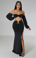 Midnight Riviera Skirt Set