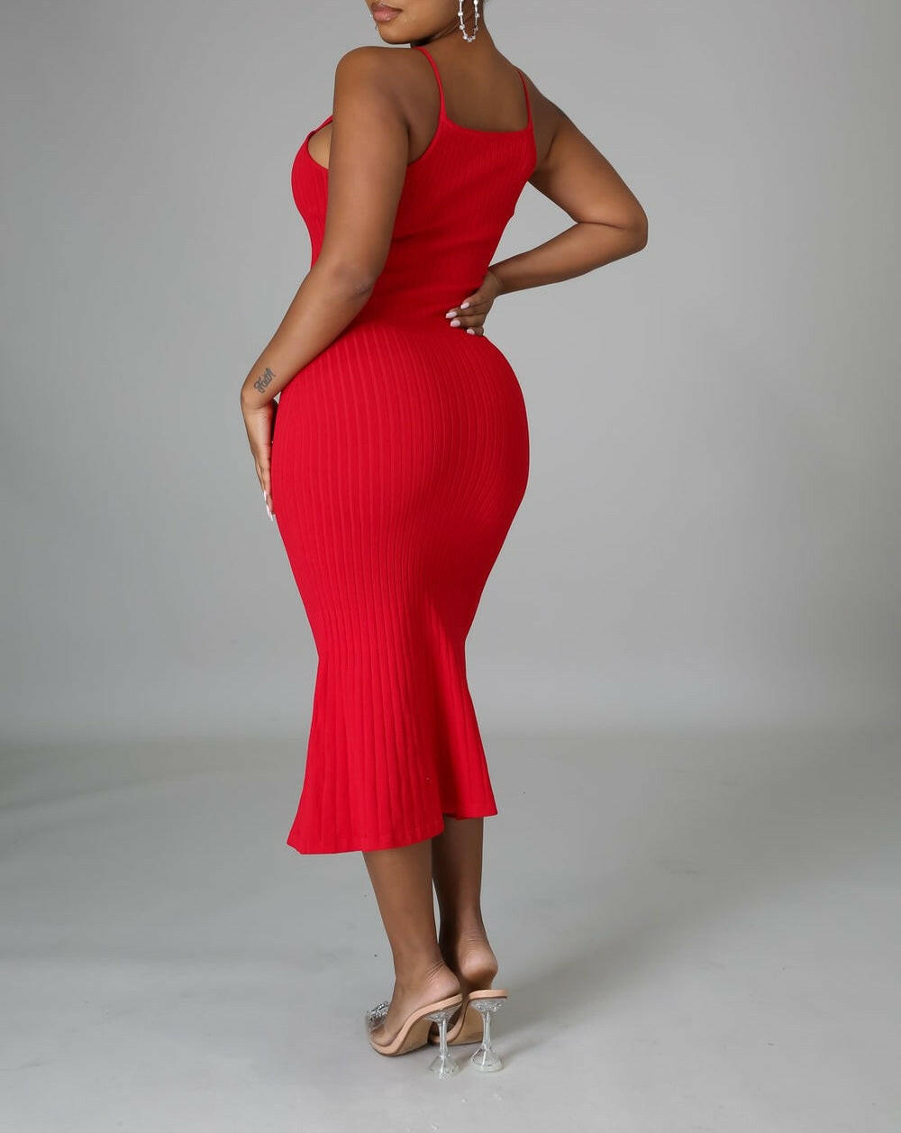 Woven Grace Mid Dress