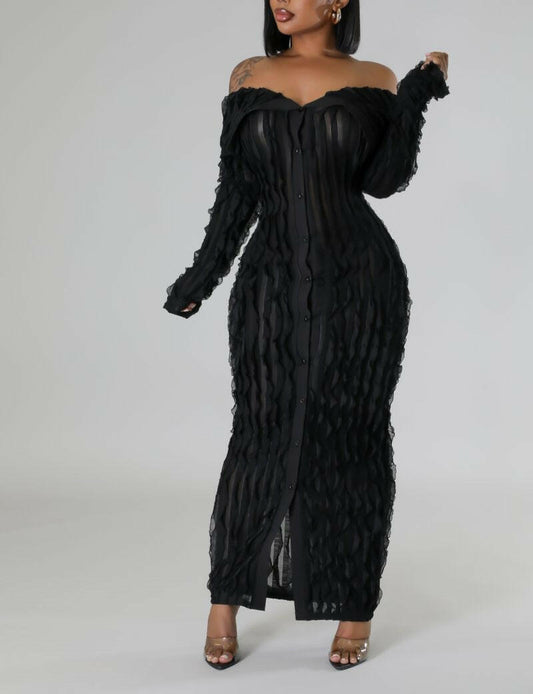 Sheer Shore Maxi Dress
