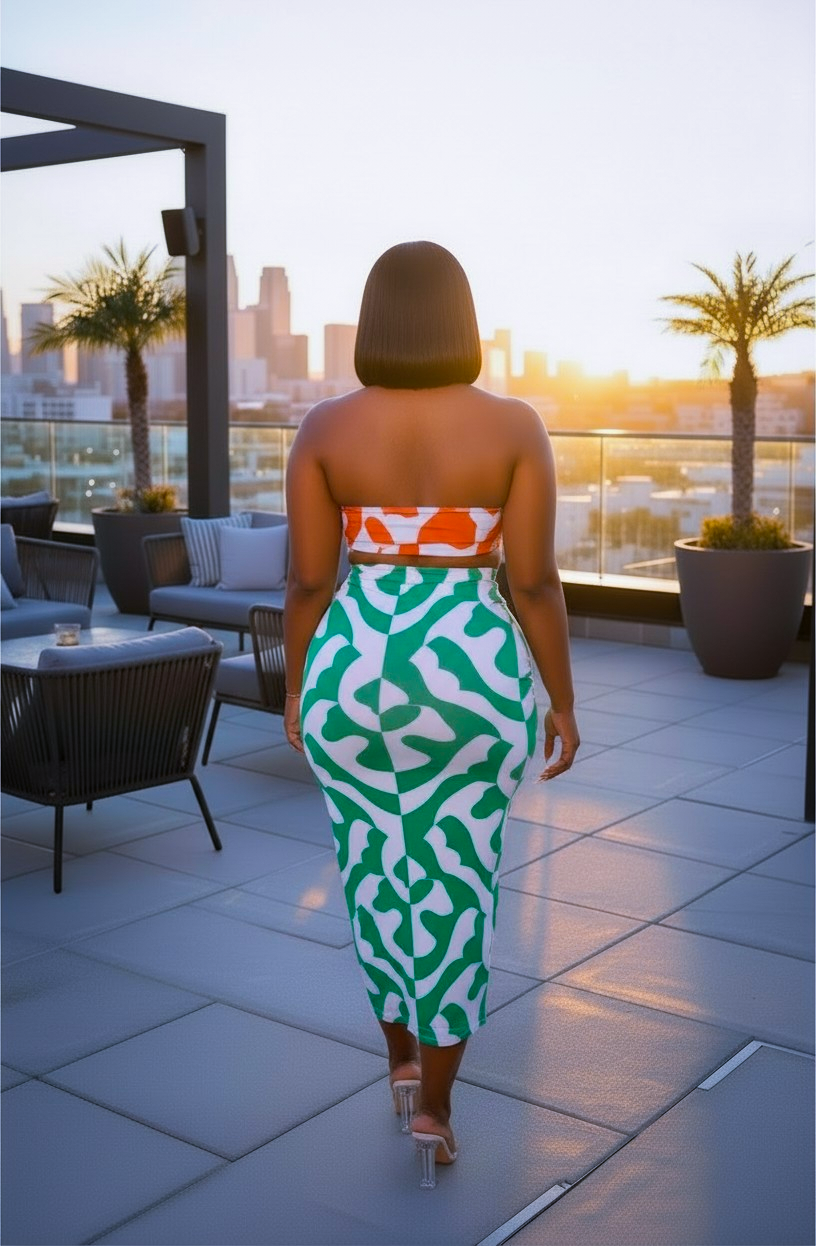 Ocean Breeze Skirt Set