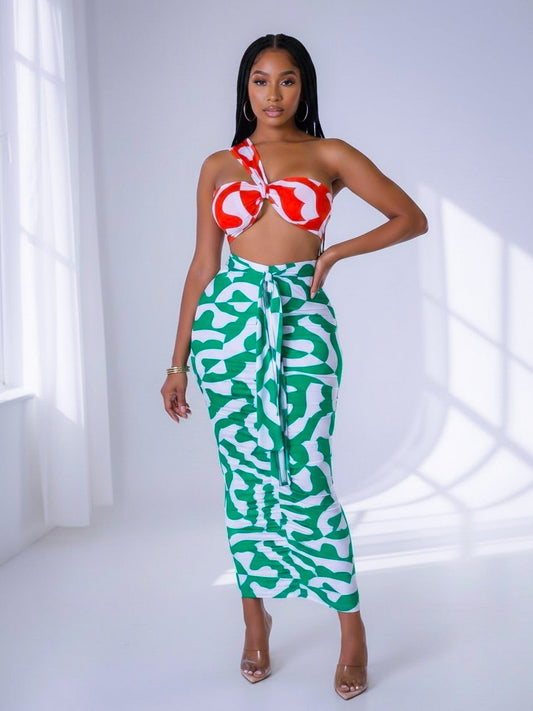 Ocean Breeze Skirt Set