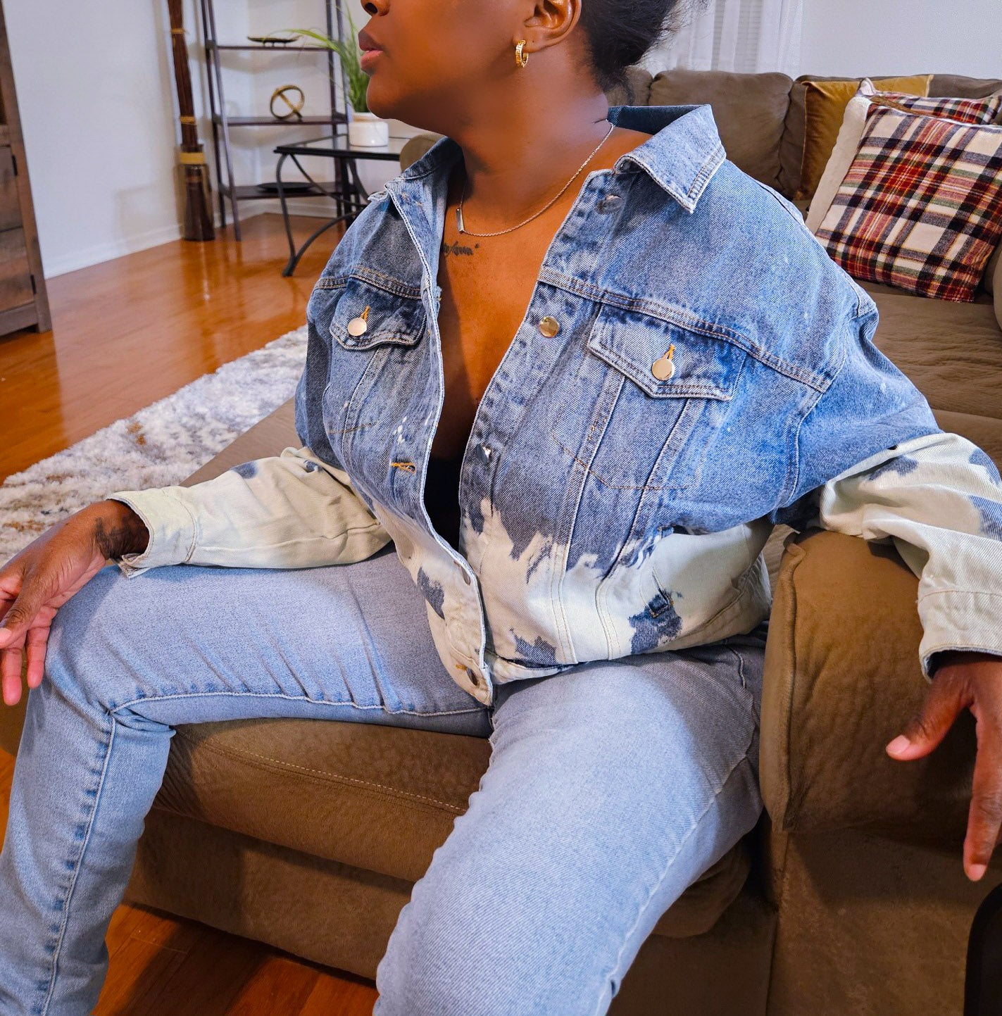 Bleached Denim Jacket