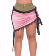 "Yvonne" Satin Lace Skirt