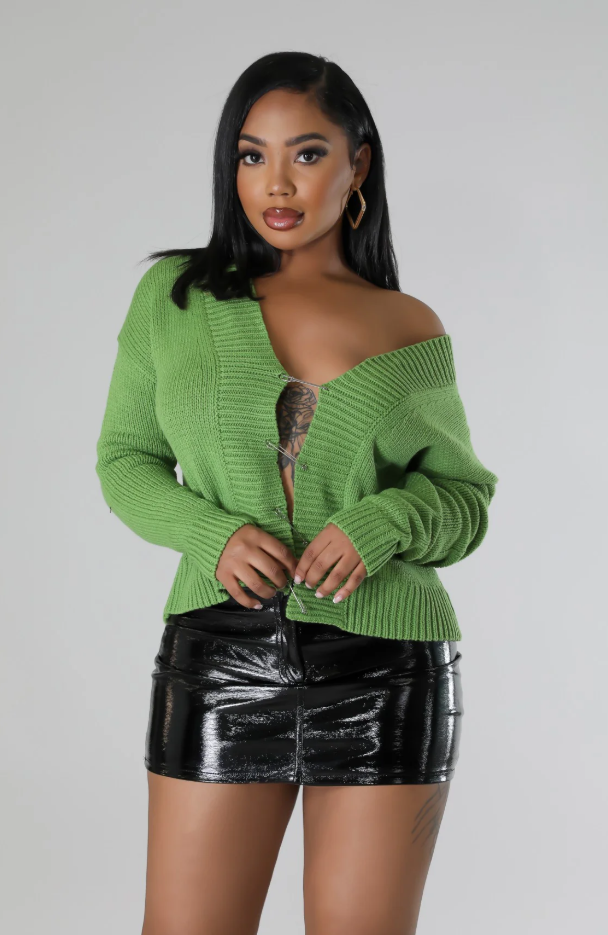 Pinned Together Sweater