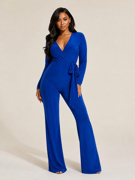 Power Plunge Jumpsuit