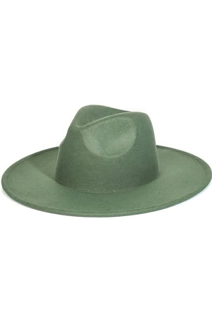 "Penny" Fedora Hat (Green)