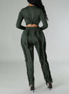 "Nina" Fringe Pant Set