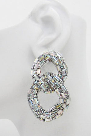 Color Shine Earrings (Silver)