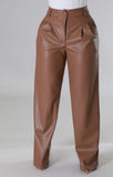 "Amboise" Faux Leather Pants