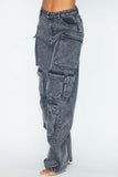 "Rhi" Denim Cargo Pants