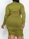 "Lya"  Skirt Set