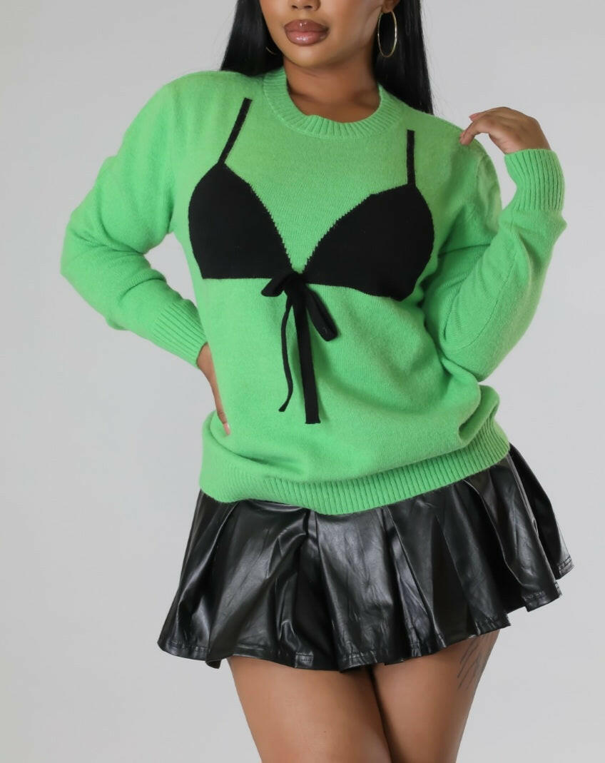 Threaded Noir Sweater