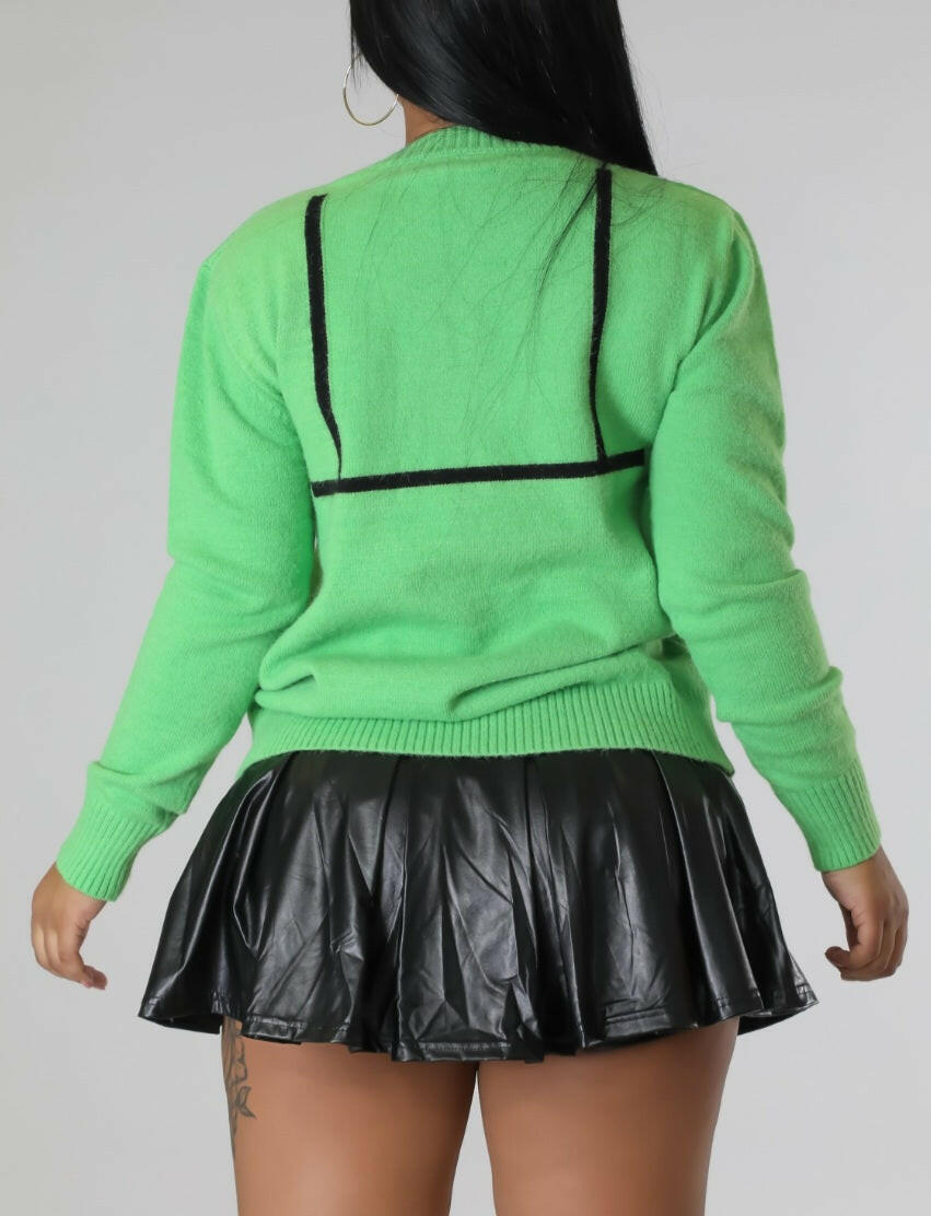 Threaded Noir Sweater