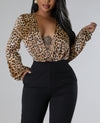 "Naomi" Leopard Bodysuit